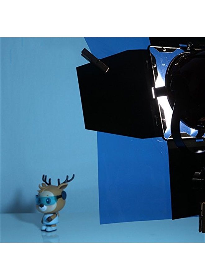Selens 15.8X19.7inch/40X50cm Gels Color Filter Paper Correction Gel Lighting Filter for Photo Studio Light Red Head Light Strobe Flashlight Blue - Image 2