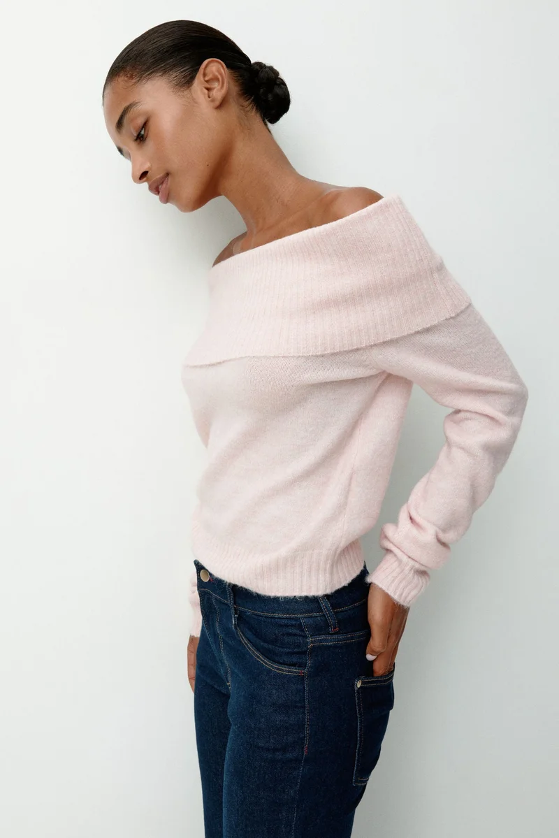 H&M Off-the-shoulder jumper