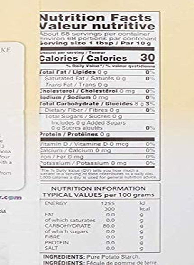 Gefen Pure Gluten Free Potato Starch, 24oz for Cooking & Baking (1.5 lb) Resealable Container | Excellent Fried Chicken Flour | GF Thickener for Soups, Batters, Sauces, & Gravies | Kosher (including Passover) - Image 4