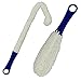 Maydahui Maydahui 2PCS Wine Bottle Flexible Cleaning Brush for Wine Decanters Goblets Cups Glassware (1 Short +1 Long )  - Image 2