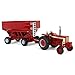 ERTL 132 IH Farmall 806 Tractor with Gravity Wagon 44435 - Image 4