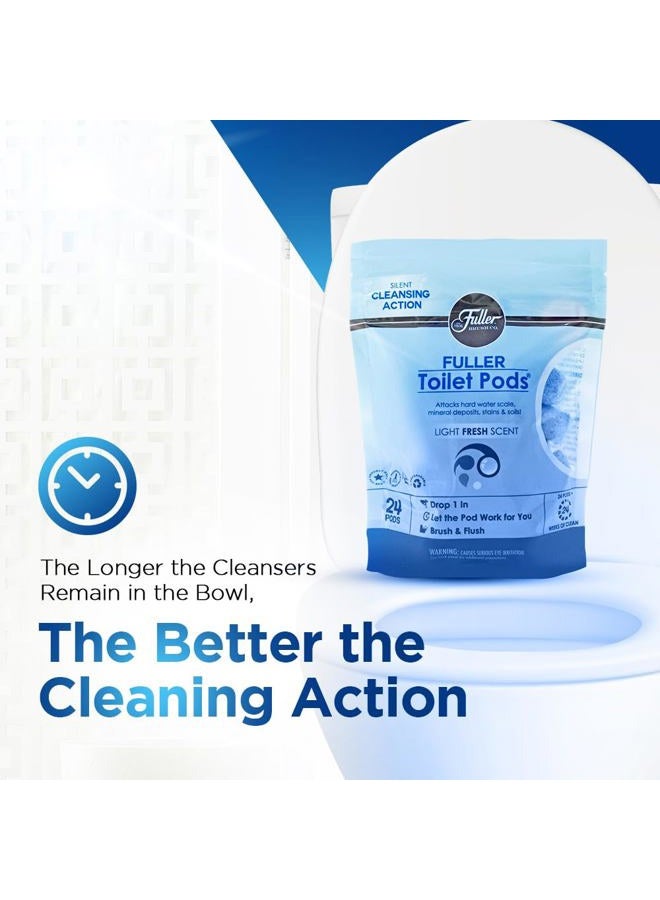 fuller brush Toilet Pods - Easy to Use - Just Drop It in - Toilet Cleaner Refresher - No Squirting, Fussing Or Messing with Chemical Liquids - for Home & Commercial Use - 24 Pods - Image 5