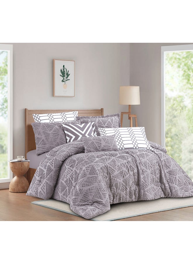 LEVORE Quilt Set From Levore With A Durable And Soft Fabric And A Modern And Distinctive Pattern That Satisfies All Tastes 8 Pieces King Size