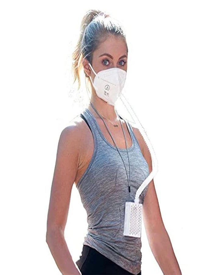 BROAD Breathe Easier AirPro Mask Rechargeable Reusable Air Purifying Respirator with a HEPA Filter - Image 1