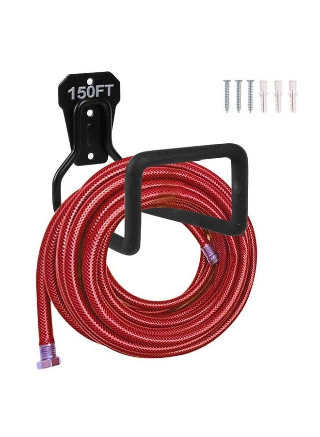 Garden Hose Holder Wall Mount Hose Hook Heavy Duty Metal Hose Hook For Outdoor Garden Patio Garage - Image 1