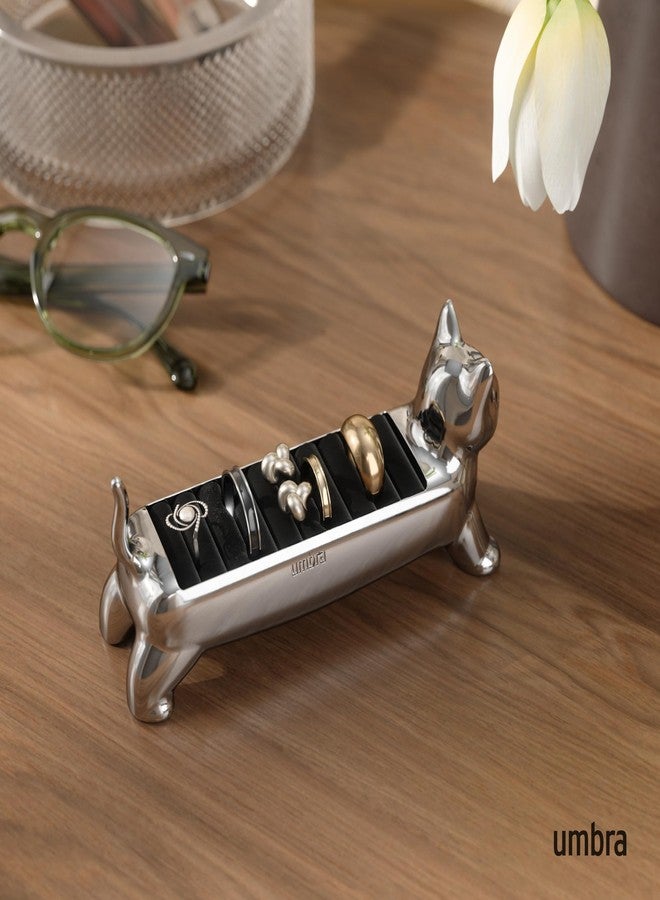 Umbra Ali Cat Ring Holder - Gift for Pet Kitty Kitten Lover - Jewelry Storage, Chrome - Image 2