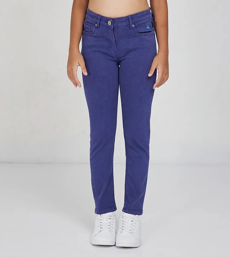 BEVERLY HILLS POLO CLUB Logo Jeans