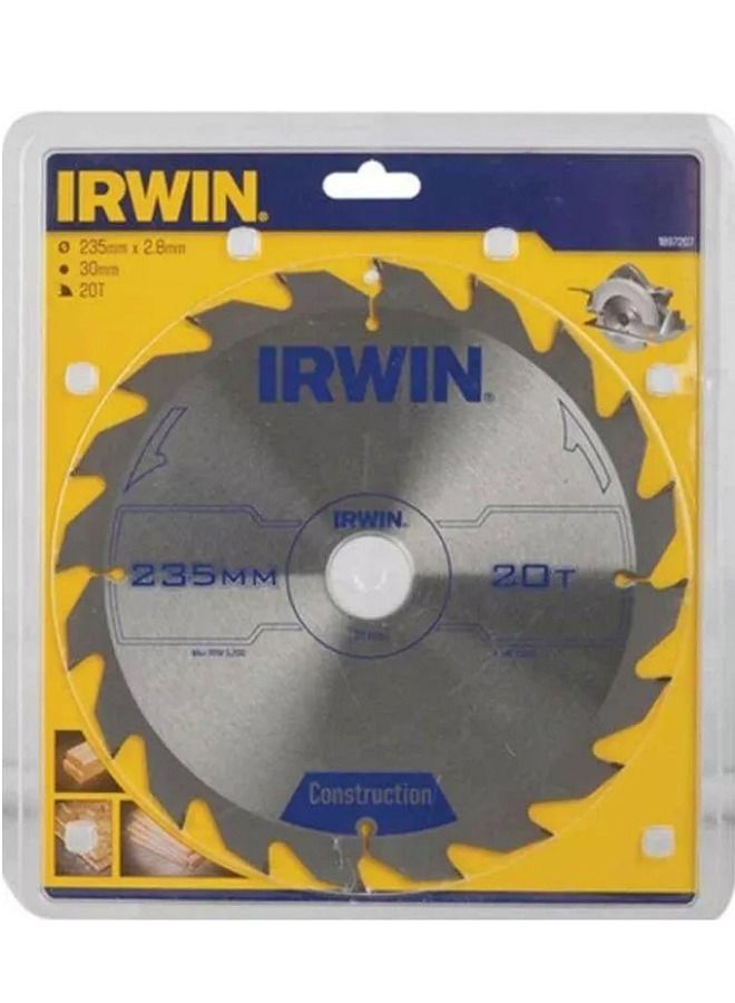 إيروين تولز شفرات منشار صينية 9 1/4" - 20 سنة - بور 30 مم - خشب - Image 2