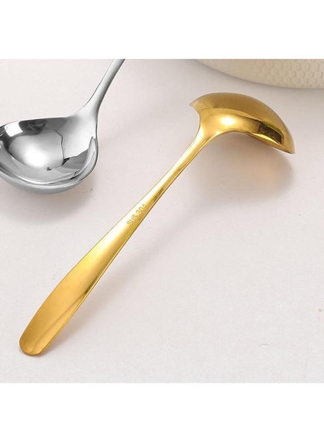 Bukela Kitchen Soup Ladle 304 Stainless Steel Large Size Long Handle Cooking Ladle for Home  - Image 4