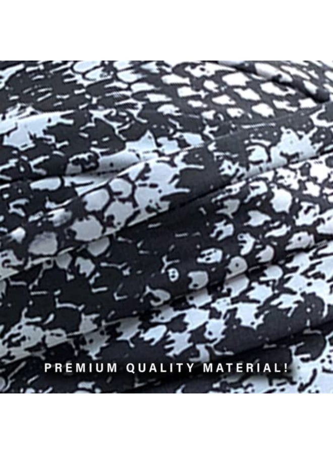 Evolve Silky Turban Silver Animal Print - Image 4