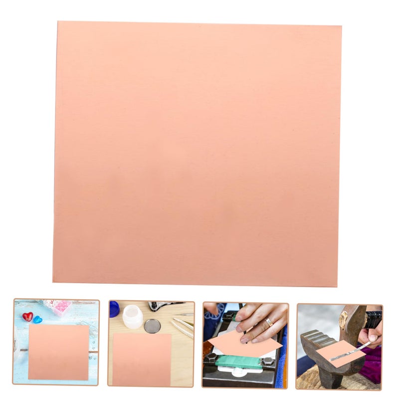1mm Thickness Copper Sheet For DIY Jewelry Crafting Sturdy Lightweight Metal Plate - Image 4
