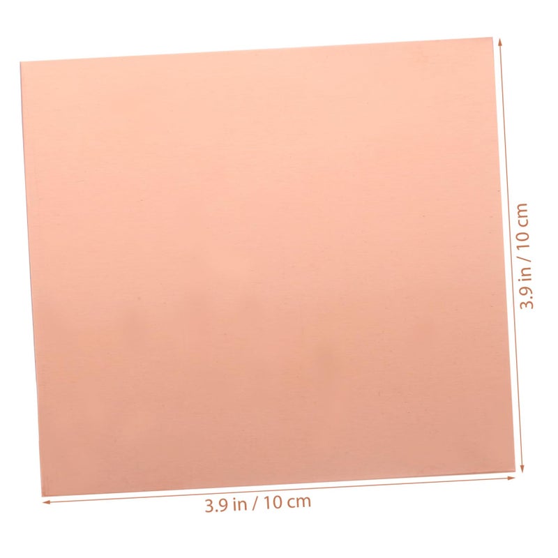 1mm Thickness Copper Sheet For DIY Jewelry Crafting Sturdy Lightweight Metal Plate - Image 3