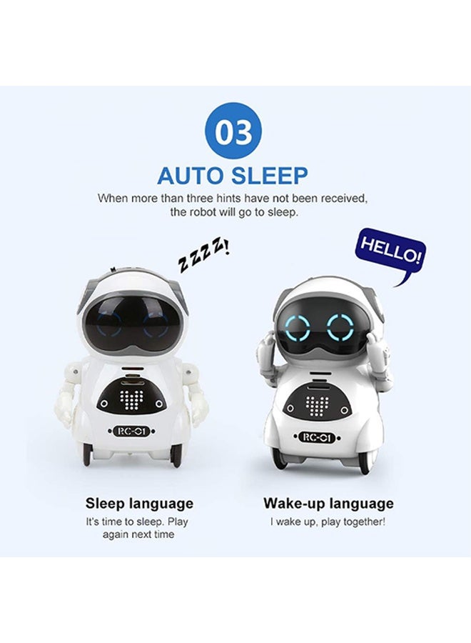 YelaJoy Pocket Robot Talking Interactive Dialogue Voice Recognition Record Singing Dancing Telling Story Mini Robot - Image 5