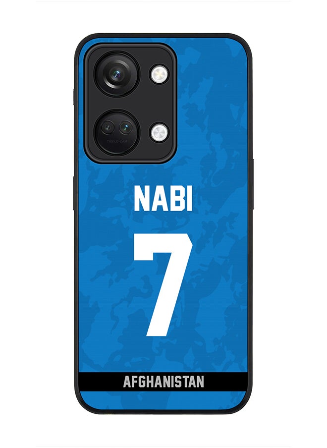 Stylizedd - Cover for ONEPLUS NORD 3 5G / OnePlus Ace 2V Case, Rugged Black Slim fit Protective Phone Cases - Player Name - Mohammad Nabi, Jersey Number- 7 - Image 1