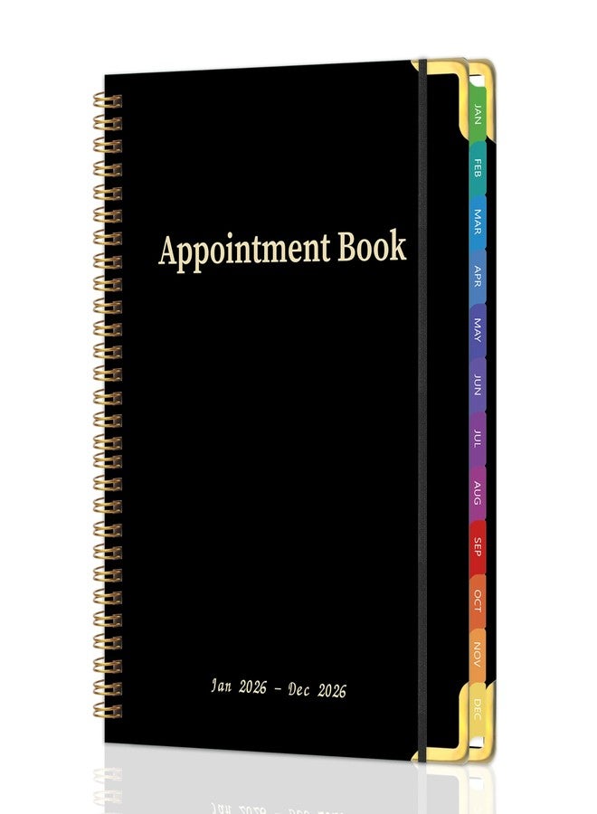 Kamoy 2026 Appointment Book/Planner - 2026 Daily Hourly Planner from Jan. 2026 - Dec. 2026, Weekly appointment Book 2026, 2026 Hourly planner with 20-Minute Interval, 9" x 11", Twin-Wire Binding, Colorful - Image 1