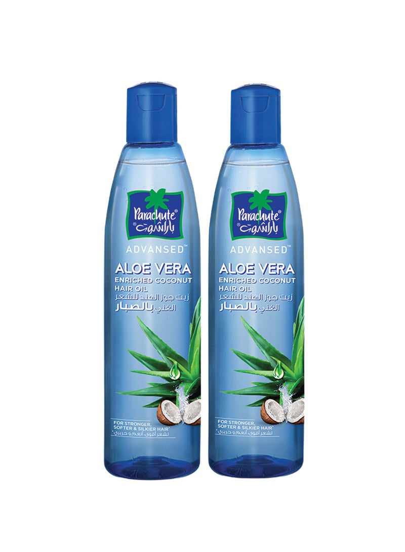 Parachute Advansed Aloe Vera Enriched Coconut Hair Oil Pack Of 2 - Image 1