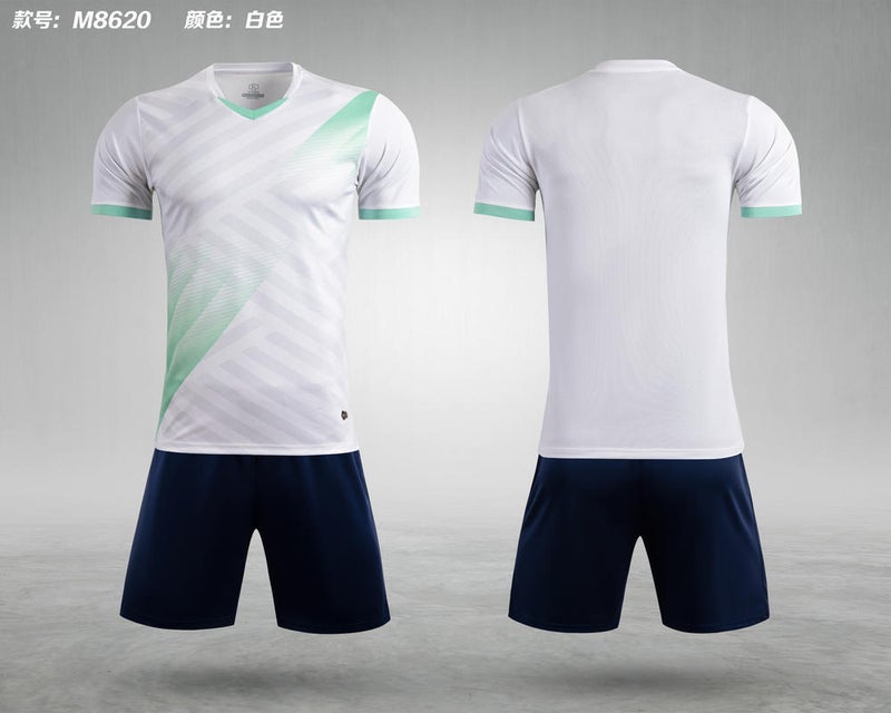 New Football Uniforms Short-Sleeved Personalized Team Uniforms Men'S And Women'S Jerseys Sportswear Adult And Children'S Training Uniforms - Image 1