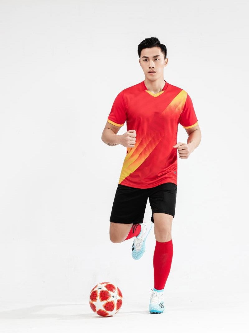 New Football Uniforms Short-Sleeved Personalized Team Uniforms Men'S And Women'S Jerseys Sportswear Adult And Children'S Training Uniforms - Image 3