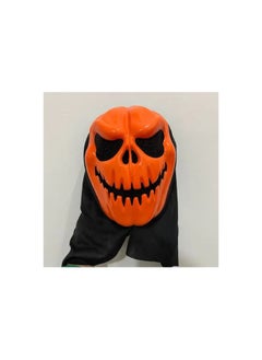 Generic Terrifying Pumpkin Scarecrow Mask - High-Quality Full-Head Coverage  - Image 1