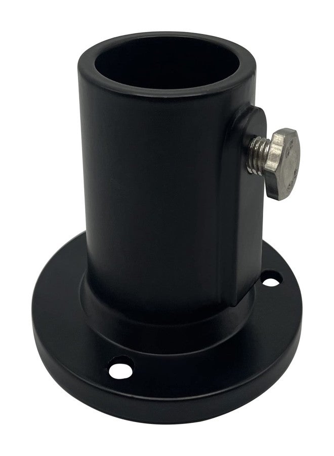 Poolzilla 4-Pack Deck Anchor Flange in Matte Black, Diameter of 1 1/2", Made of High Grade Cast Aluminum - Image 3