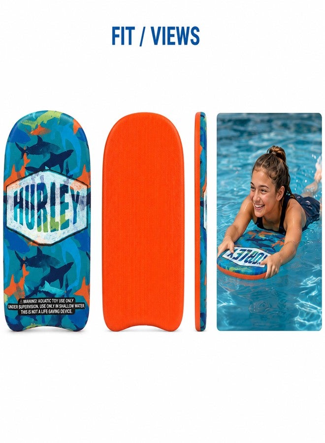 Hurley Kids Kickboard - Swim Training Kickboard for Kids, Swimming Pool Floats and Exercise Equipment for Boys and Girls (18 Inches), Size 18"", Blue Sharks - Image 2