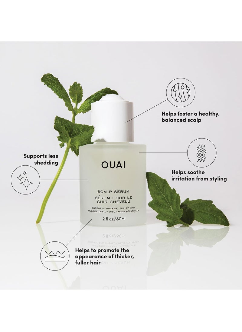 Ouai - OUAI Scalp Serum for Thicker and Healthier Looking Hair, Balancing, Hydrating Formula for Fuller Looking Hair, 2 Fl Oz - Image 1