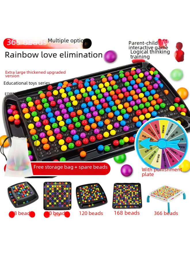 One Piece Table Game Toy Balance Tree Fun Four Chess Face-changing Rubik's Cube Hidden Building Blocks Toy-Color:[color Box] Single Edition-white Huarong Road 204g - Image 3