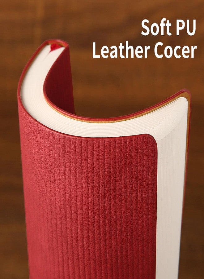 TSFPapier Journal Notebook Lined 216 Pages, A5 Leather Cover Aesthetic Journal Business Office College Diary Writing, 108 Sheets 100 GSM Thick Paper, 5.79"x8.27" - Image 3