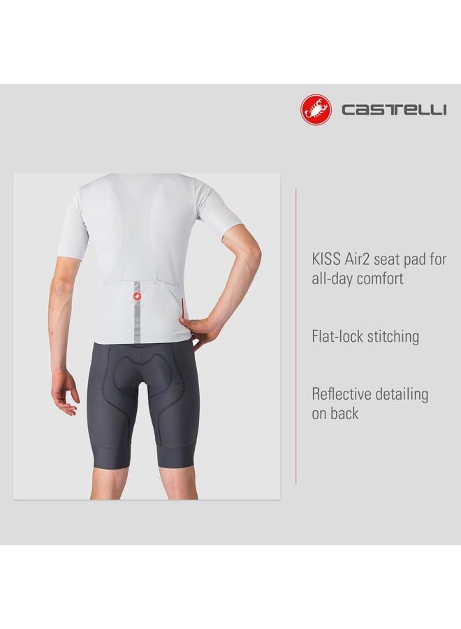 Castelli Men's Competizione 2 Bibshort, All-Condition Seat Pad for Road Cycling, Gravel Biking & Top-Level Racing, Dark Gray, XXL - Image 3