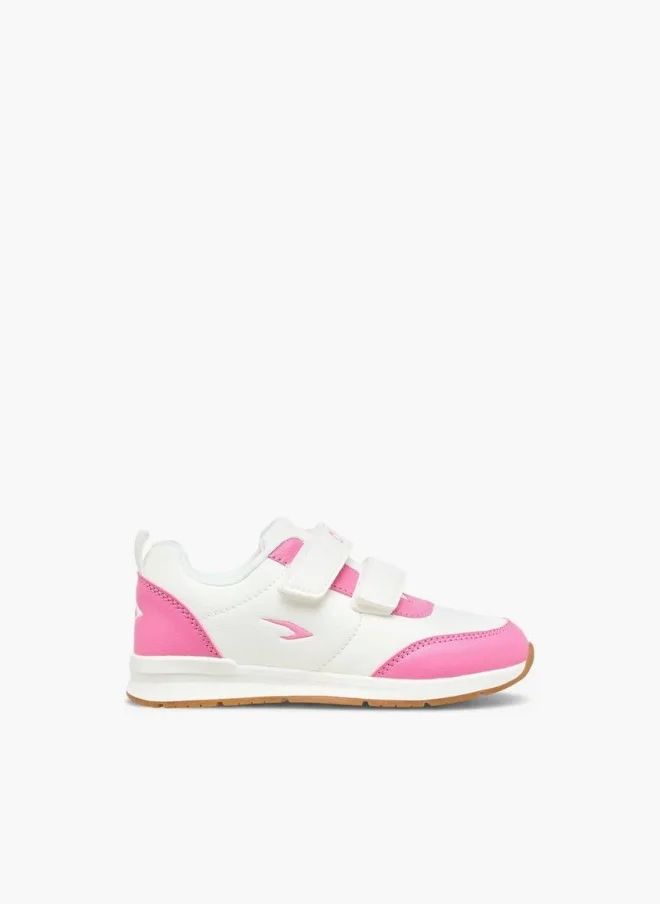 داش Girls Hook and Loop Ankle Sneakers