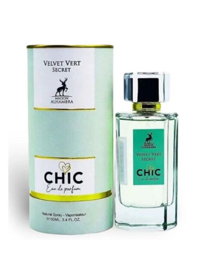 MAISON ALHAMBRA Chic Velvet Vert Secret EDP For Women 100ml - Image 1