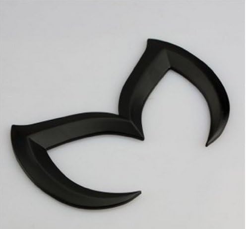 SuPoo for Mazda Black Sporty Metal Evil 'M' Rear Trunk Badge Decal Emblem Matte 3 5 6 - Image 2
