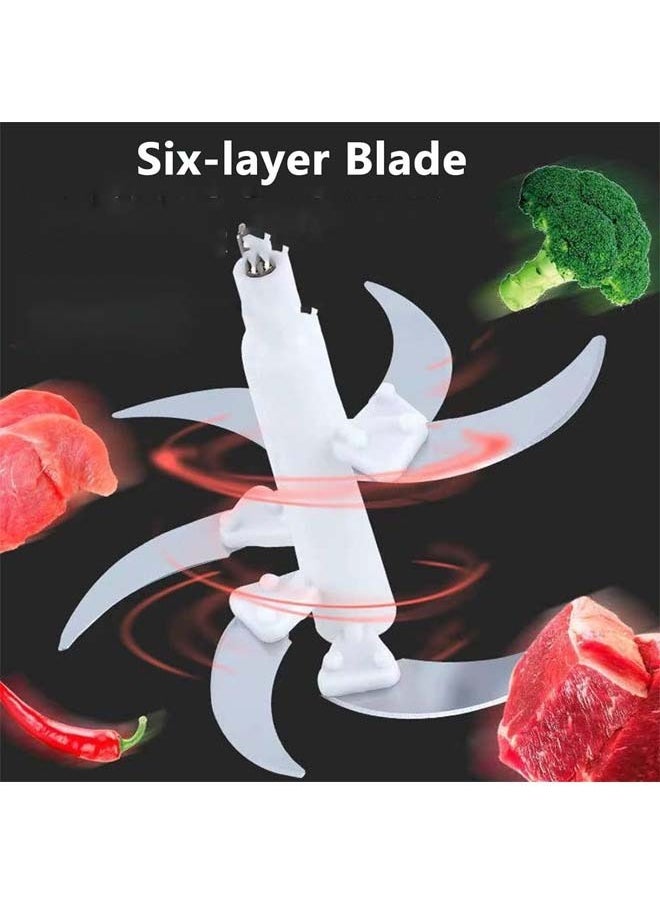 Electric meat and vegetable chopper and slicer, 5 speeds, stainless steel, capacity 5 liters, 500 watts