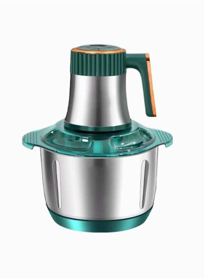 Electric meat and vegetable chopper and slicer, 5 speeds, stainless steel, capacity 5 liters, 500 watts