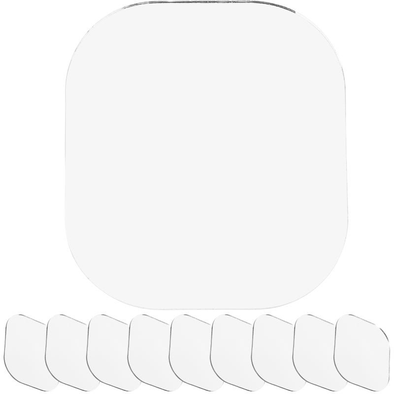 10pcs Small Mirror Sheets Makeup Mirrors Craft Mirrors DIY Makeup Glass Mirror Supplies - Image 3