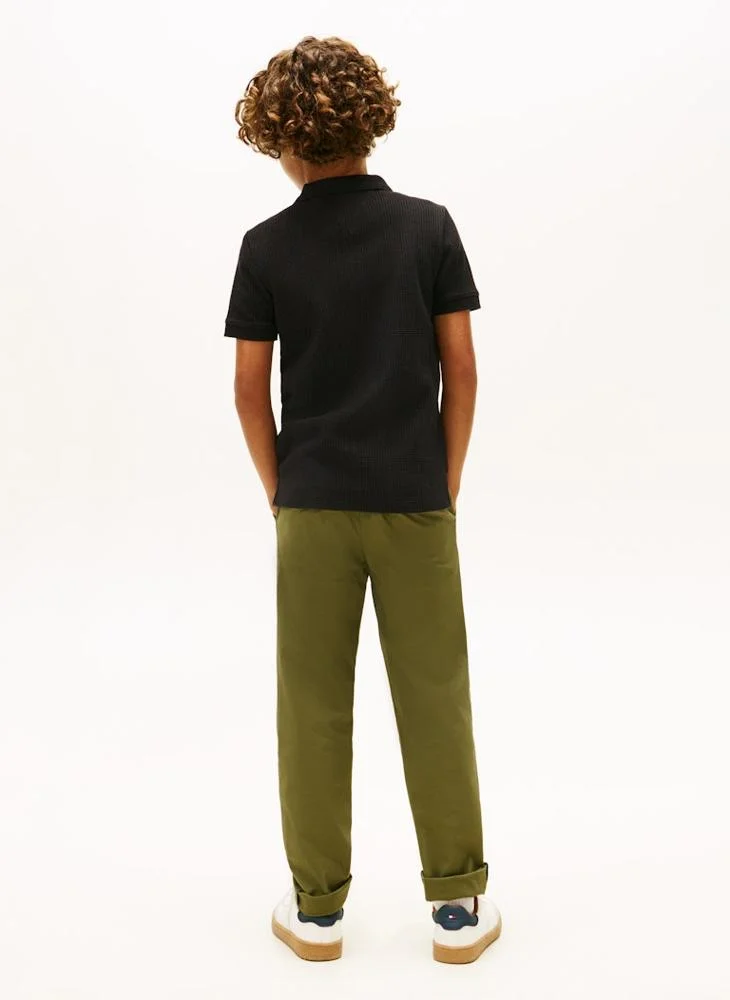تومي هيلفيغر Kids Texture Polo