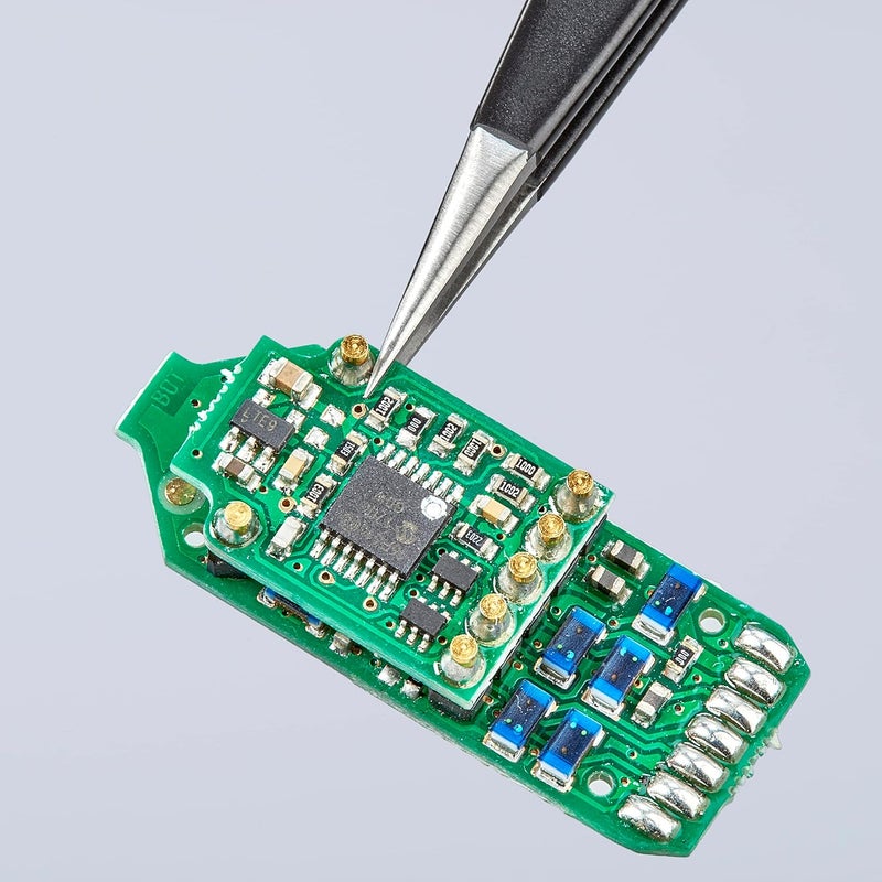 KNIPEX Precision ESD Tweezers - Stainless Steel, Model 92 28 69 ESD - Image 4