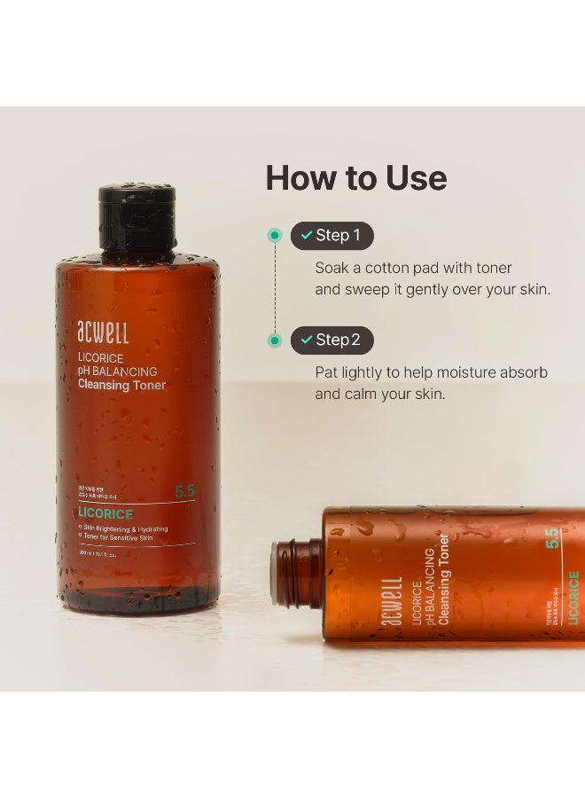 ACWELL Licorice pH Balancing Cleansing Toner 5.07 fl.oz. - PH5.5 Hydrating Makeup Cleansing Astringent - Skin Clearing, Reduce Pigmentation, Acne and Dark Spots - Image 5