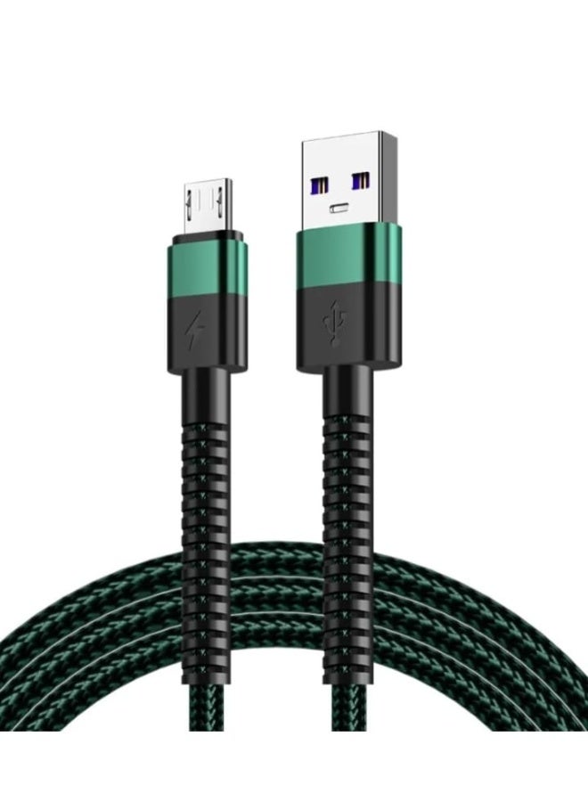 كابل شاحن للشحن السريع بقوة 6 امبير usb x micro