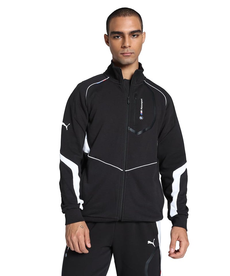 Puma Mens BMW MMS SWEAT JACKET,Black, XL (63061601) - Image 1