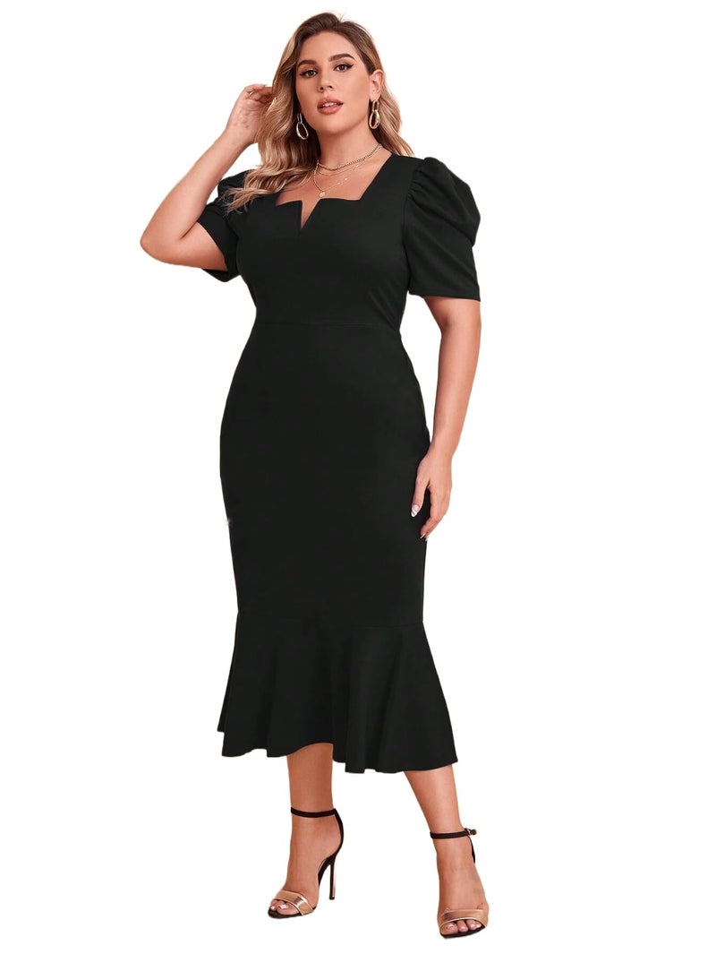 Florely Women's Western Dresses || Dress for Women (XX-Large, Black) - Image 4