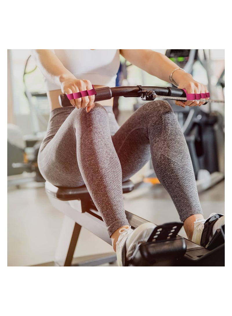 وسادات قبضة اللياقة البدنية لرفع الأثقال وتمارين الكروس فيت قفازات تمرين بحلقة 4 أصابع للرجال والنساء لحماية الكف - Image 5