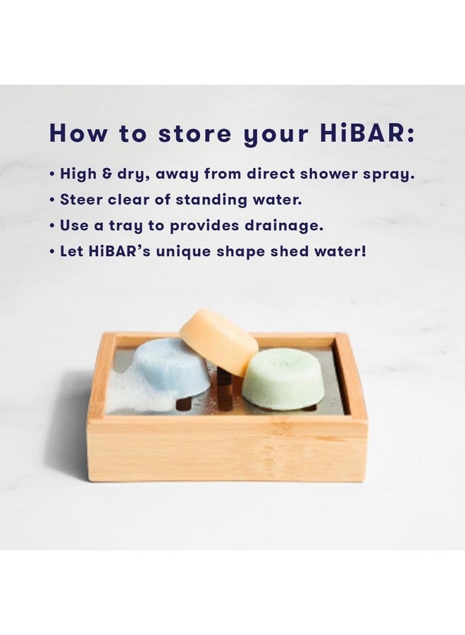 HiBAR مجموعة بار الشامبو والبلسم الطبيعية بالكامل للعناية بالشعر خالية من البلاستيك بحجم السفر آمنة للألوان صديقة للبيئة بار صلب مستدام خالية من النفايات (مجموعة عينة) - Image 3