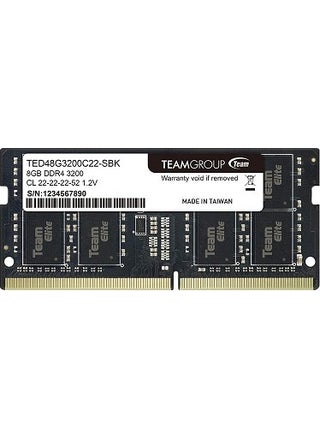 Elite 8GB (1x8GB) 3200MHz CL 22 DDR4 Notebook SODIMM Ram (TED48G3200C22-S01) - pzsku/Z27B8773EC983F3842BACZ/45/_/1725793631/b17100ff-dac8-45f8-9381-cdf02f6feba9