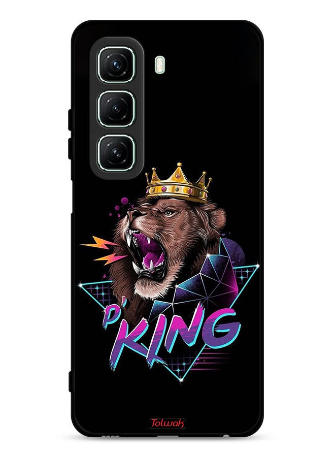Tolwak Infinix Hot 50 5G Protective Case Cover Lion King Art - Image 1