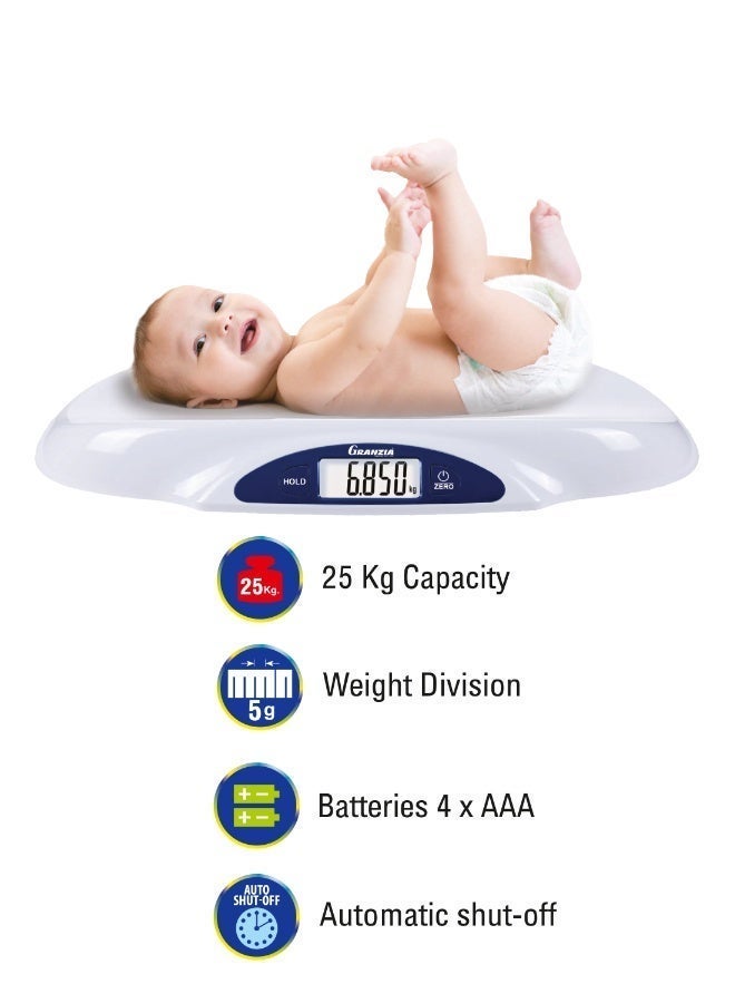 Granzia Genio Precision Digital Baby Scale for Everyday Baby Growth Tracking - 5 gm Precision Accuracy - Image 4