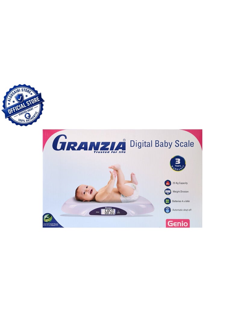 Granzia Genio Precision Digital Baby Scale for Everyday Baby Growth Tracking - 5 gm Precision Accuracy - Image 1