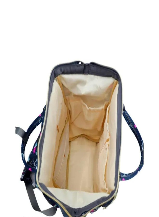 Miracle Moms Diaper Backpack with Insulated Bottle Pocket & Multiple Storage Compartments/Baby Travel Bag product organizer bagpack Printed/Maternity bag (Grey (Unicorn)) - Image 4