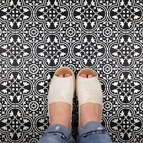 Stencil Revolution Rosario Linoleum Floor Tile Stencils - Kitchen, Fireplace Stencils - Image 2