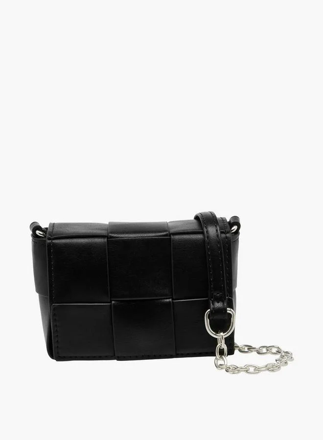 فلورا بيلا من شو إكسبرس حقيبة كروس بودي من فلورا بيلا بنسيج مزخرف بحزام سلسلة مجموعة رمضان